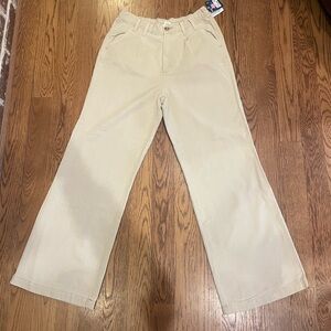 Arizona Jean Company Beige Wide-Leg Trousers